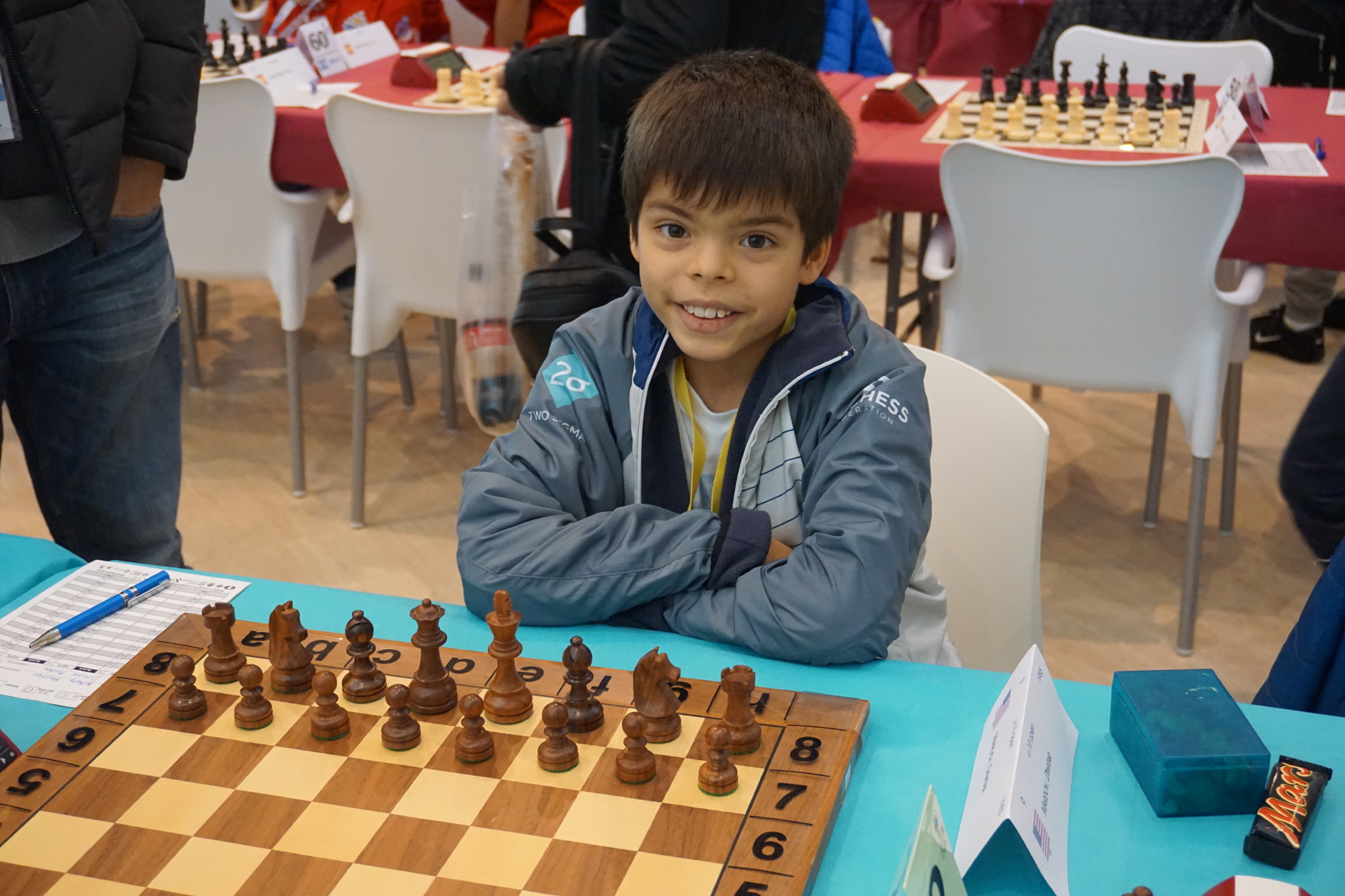 US Chess on X: While @FabianoCaruana is fighting the overall world championship, 8-year-old Yuvraj Chennareddy from IL has a 7/7 perfect score at the World U-8 Championship in Spain. He is on