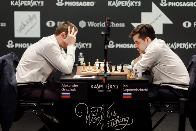 Ian NEPOMNIACHTCHI, Russia, RUS, Russian Federation, First matchday of the  Sparkassen Chess-Meeting 2018 on 14.07.2018 in Dortmund