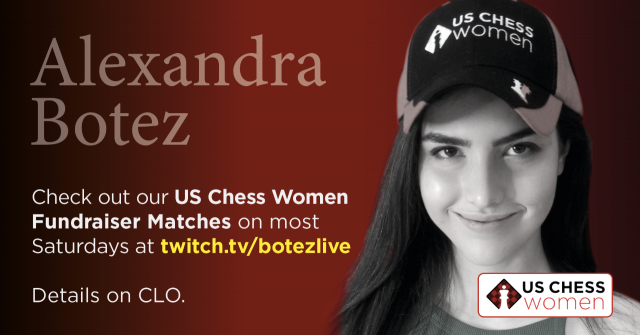 Botez, Featured on NBC, Plays Georgian WFM in US Chess Women Fundraiser