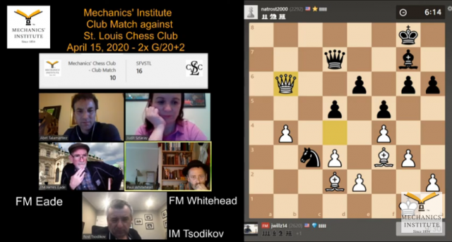 Join me for some intense chess matches with my viewers on Twitch