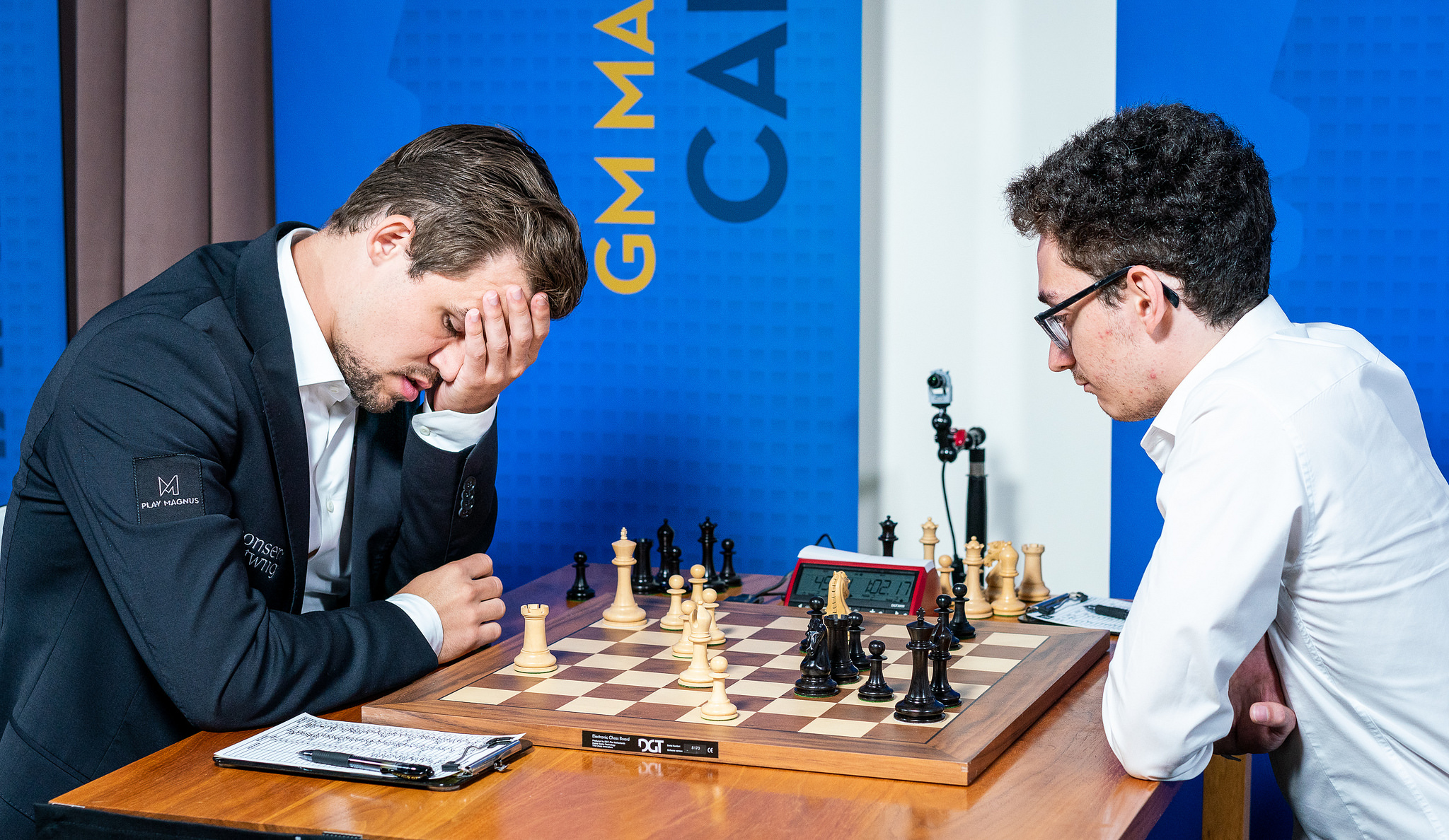 Fabiano Caruana vs Magnus Carlsen (2023)