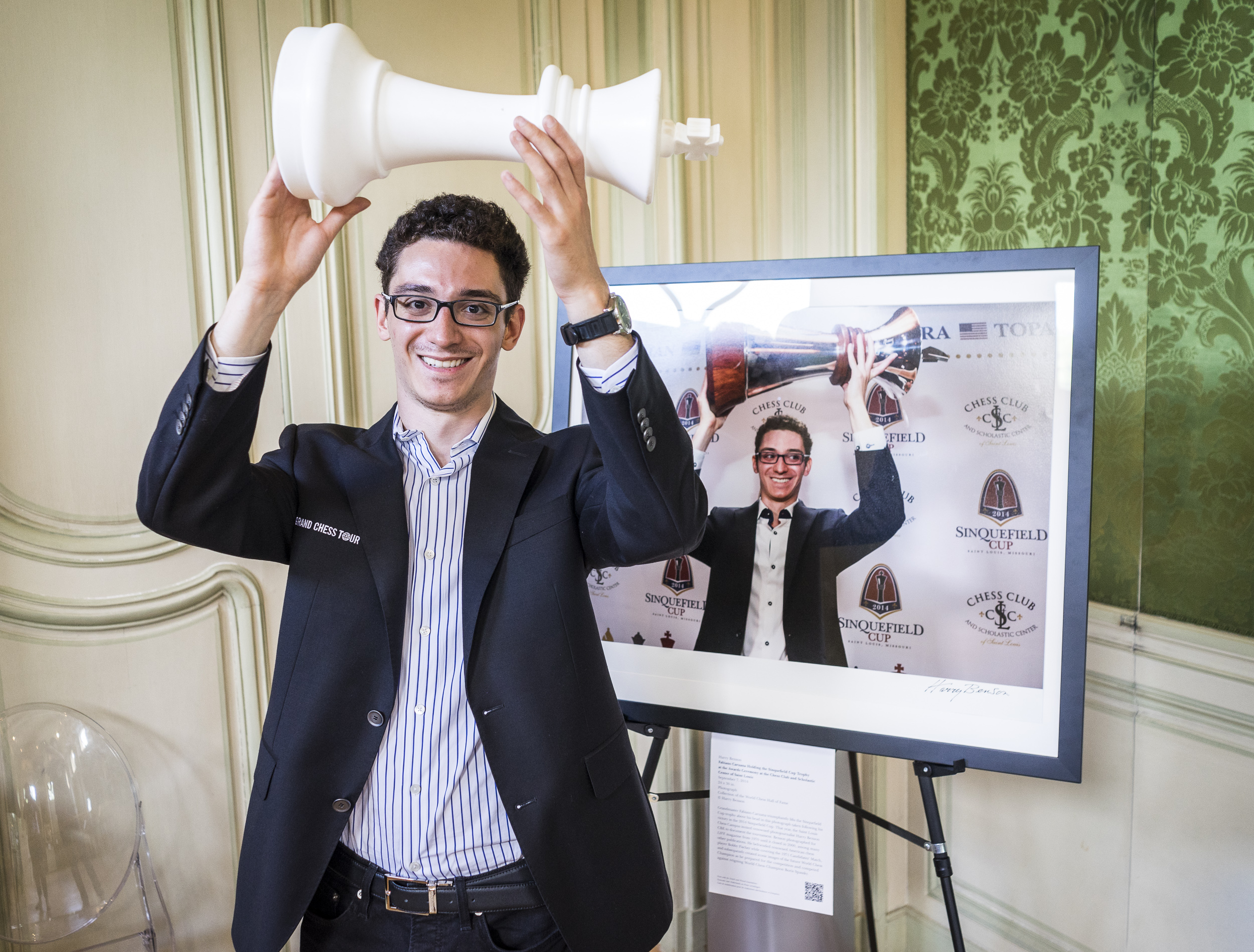 American Fabiano Caruana to play for world chess title after