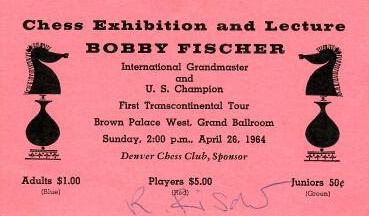 Poster Bobby Fischer World Chess Champion A4 A3 Poster 