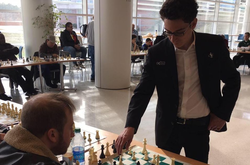 Chess Grandmaster Fabiano Caruana at OCC Saturday