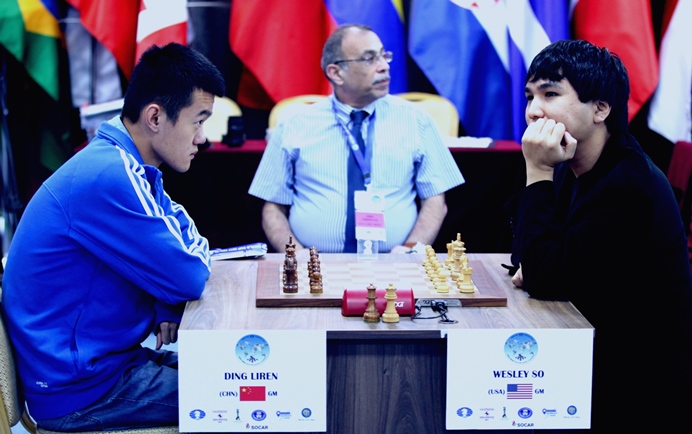 Magnus Carlsen vs Ding Liren 