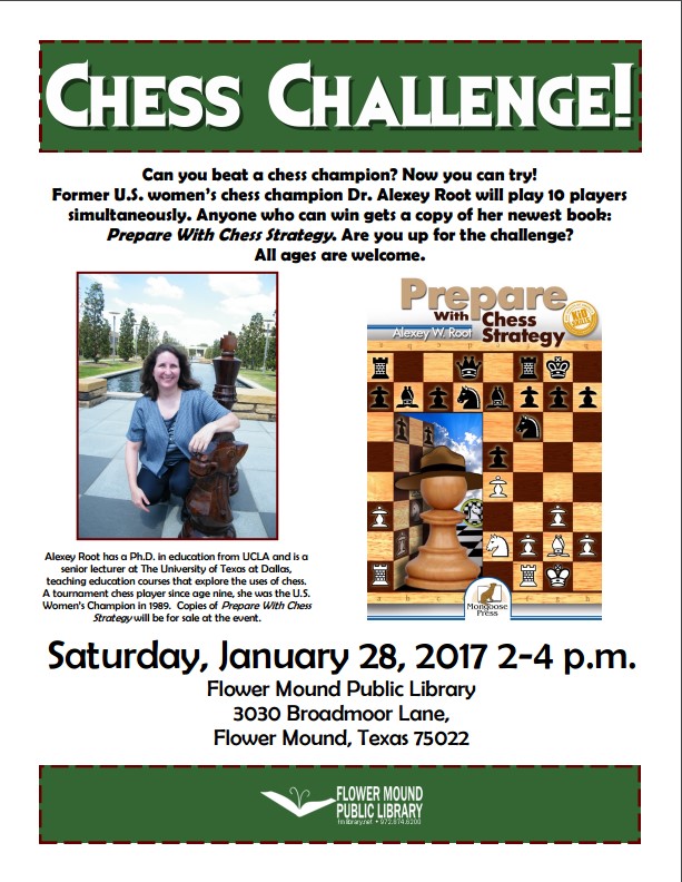 Chess master welcomes any challenge